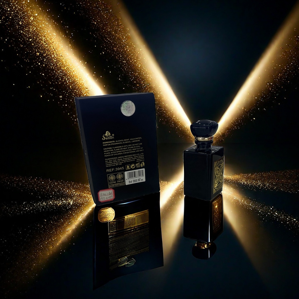Perfume +Sellion Artwork Oud for Greatness perfume bottle and packaging box Application Scenario