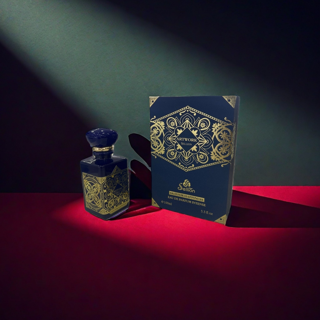 Artwork Artwork Perfume bottle set with packaging box Specification image