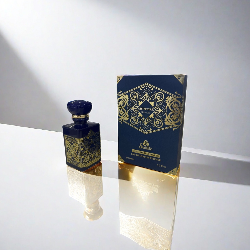 Artwork Artwork Perfume bottle set with packaging box details Picture