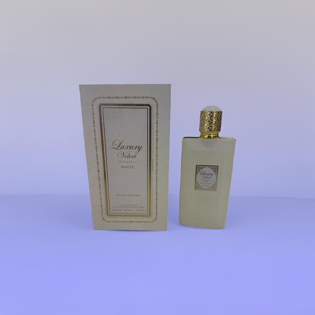 Luxury Velvet Intensely White perfume limited edition perfume bottle and box Specification image