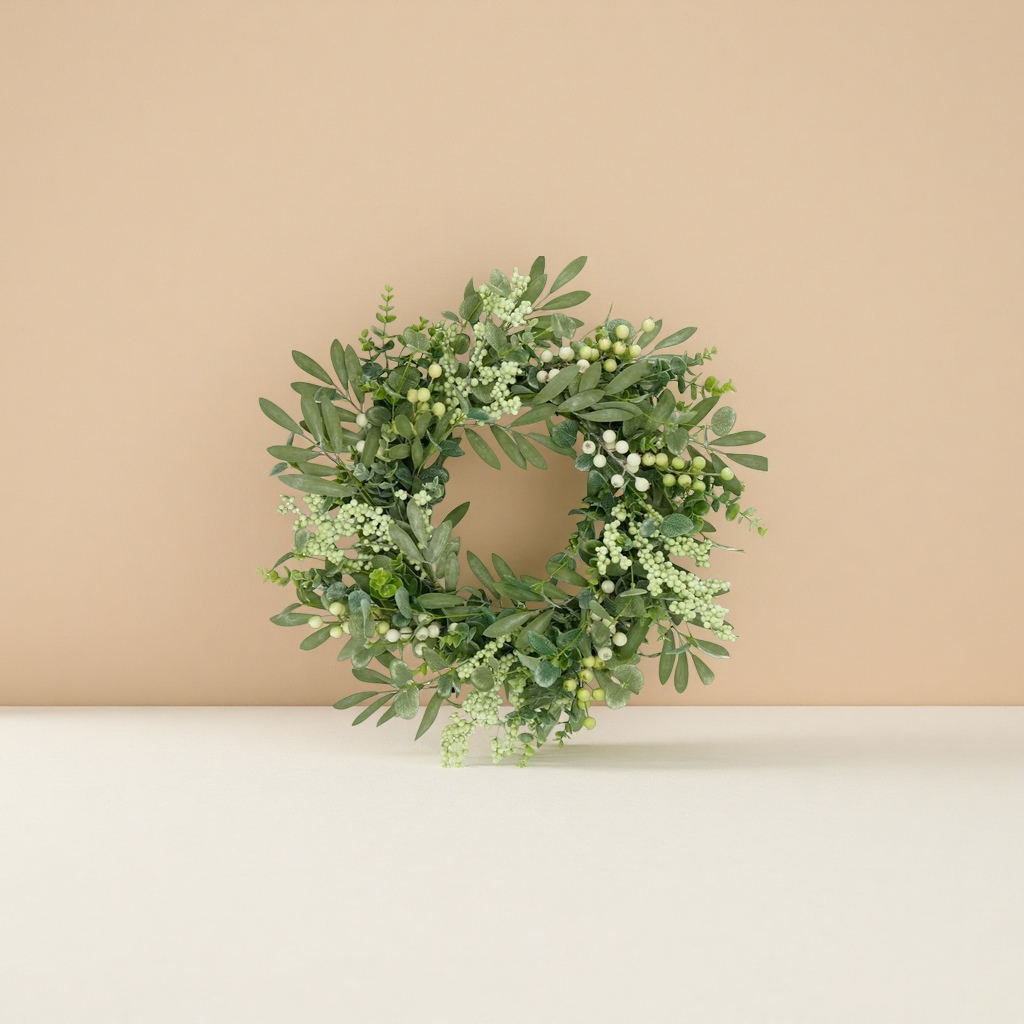 Plantas verdes guirnaldas decorativas tejidas a mano arreglos de boda para el hogar Specification image
