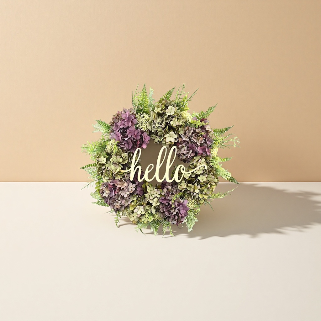 Floral decorative garlands, indoor living room, bedroom wall hangings, artificial dried flowers, hand-woven Specification image