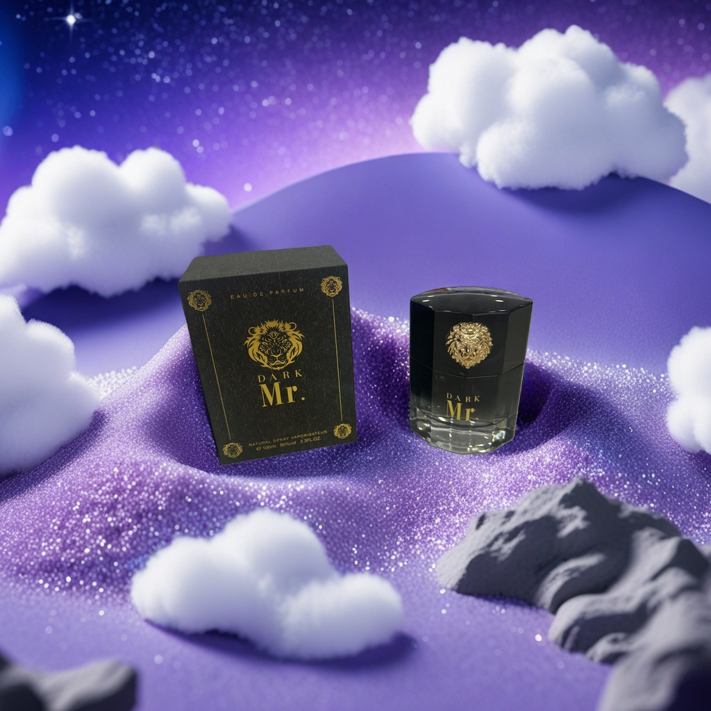 Dark Mr. Perfume bottle and packaging box: Perfume empty bottle gift box, suitable for mainstream perfumes refill details Picture