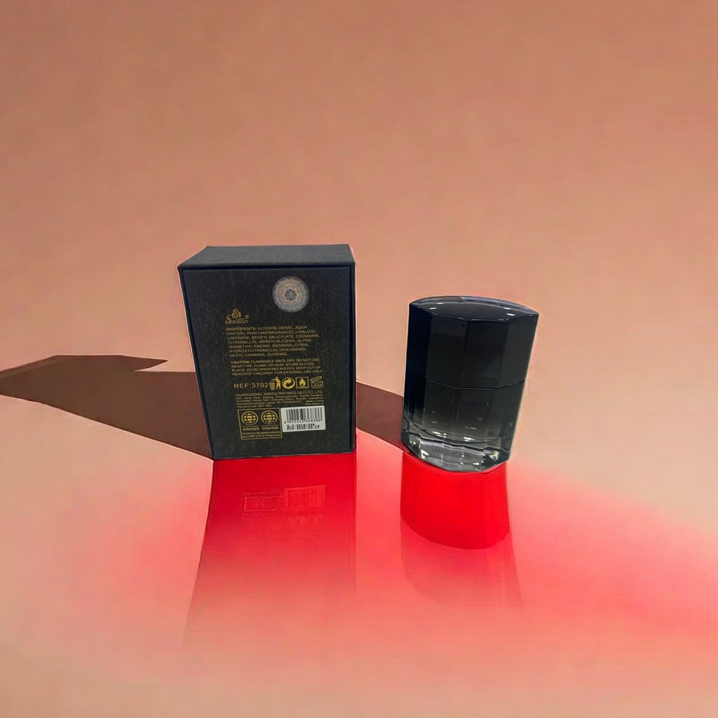 Dark Mr. Perfume bottle and packaging box: Perfume empty bottle gift box, suitable for mainstream perfumes refill Specification image