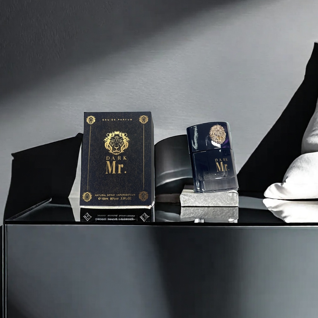 Dark Mr. Perfume bottle and packaging box: Perfume empty bottle gift box, suitable for mainstream perfumes refill Application Scenario