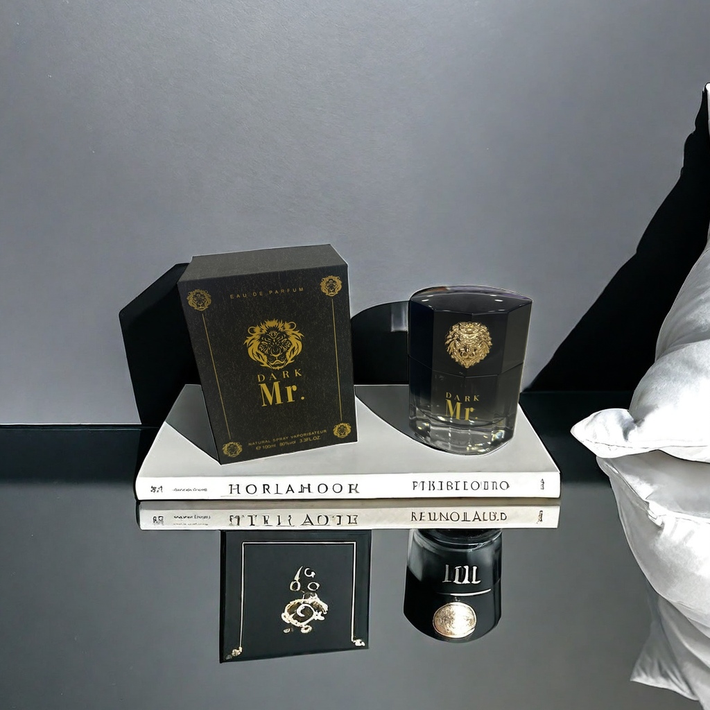 Dark Mr. Perfume bottle and packaging box: Perfume empty bottle gift box, suitable for mainstream perfumes refill