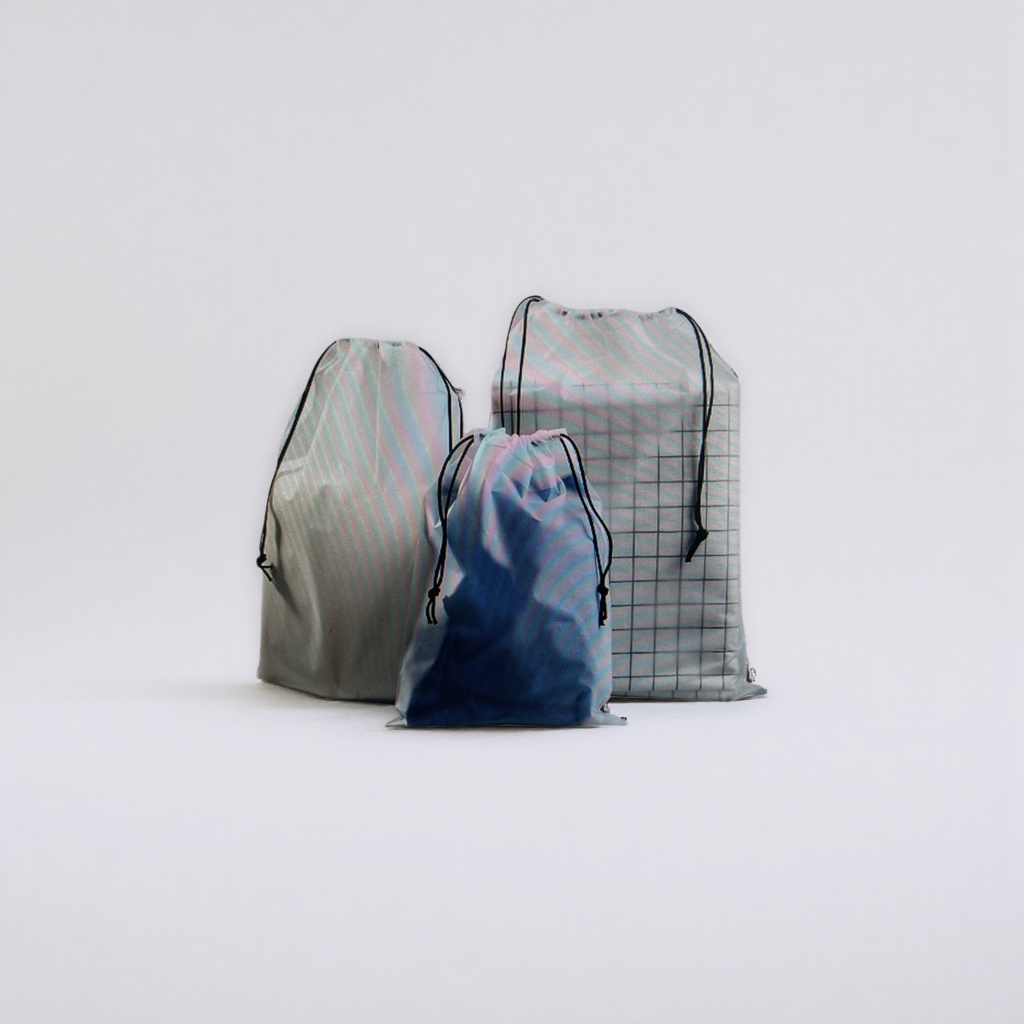 A large-capacity portable storage bag with drawstring Application Scenario