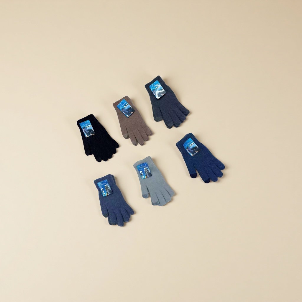 Finger touch screen gloves for winter warmth and cold protection, fingertip sensitive gloves Specification image