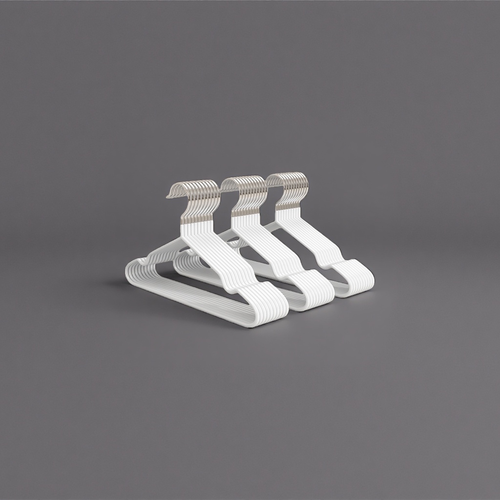 The "Flowing Light White Coat Rack" is a metal multi-functional household clothes hanger that does not require drilling Specification image