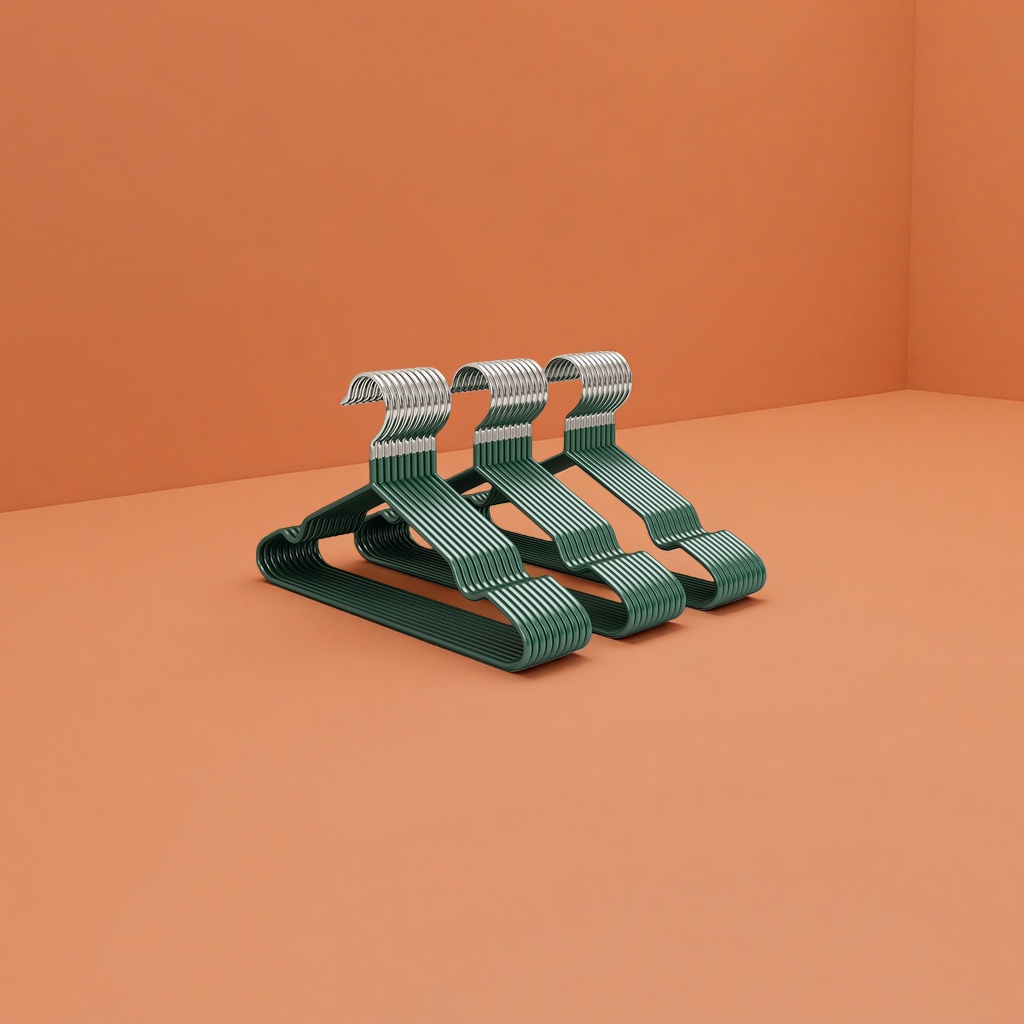 The original dark green anti-slip hanger has been thickened with a load-bearing multi-functional household hanger Specification image