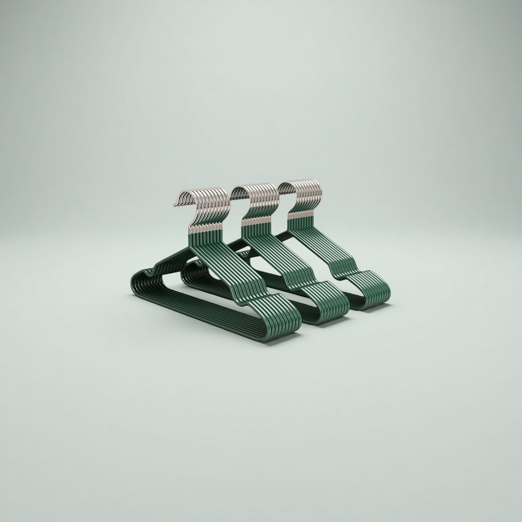 The original dark green anti-slip hanger has been thickened with a load-bearing multi-functional household hanger Application Scenario