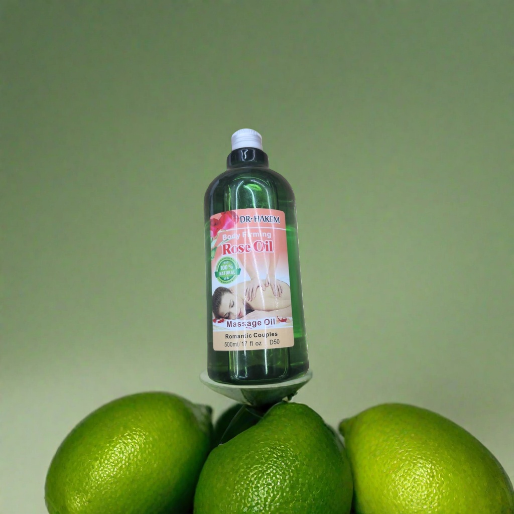 绿色瓶子按摩油 舒缓放松身体护理精油 200ml