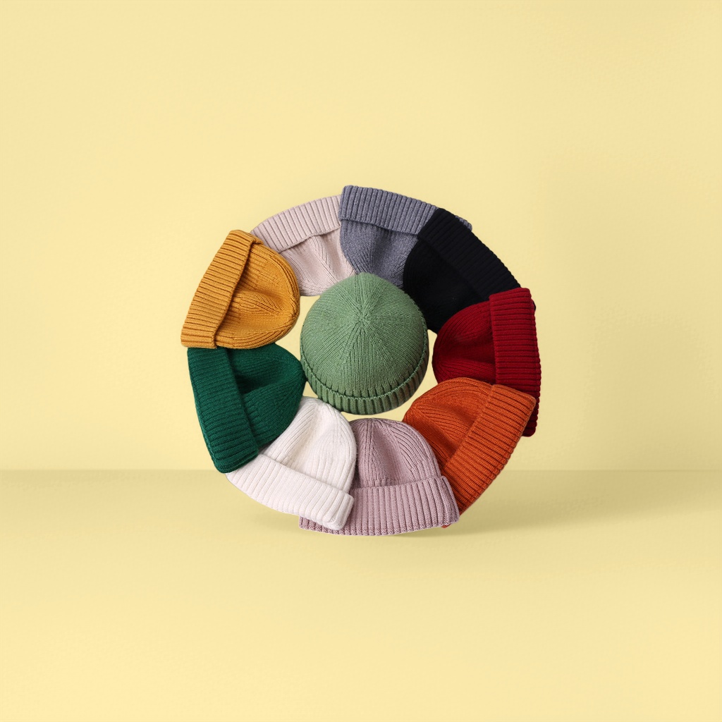 Knitted hat, warm woolen hat, suitable for both men and women in winter, casual and versatile. 201800884 Specification image