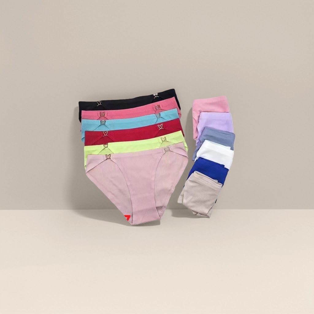 Colorful underwear, pure cotton women's flat triangle underwear, available in multiple colors Specification image