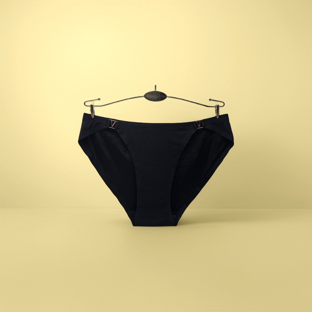 Black underwear for women, breathable and comfortable triangular underwear for export