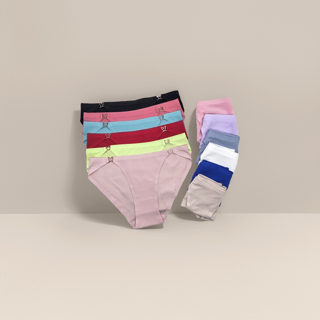 Solid color underwear for women: Comfortable and breathable triangular underwear Specification image