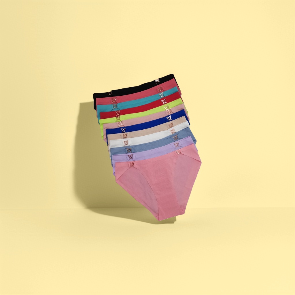 Solid color underwear for women: Comfortable and breathable triangular underwear