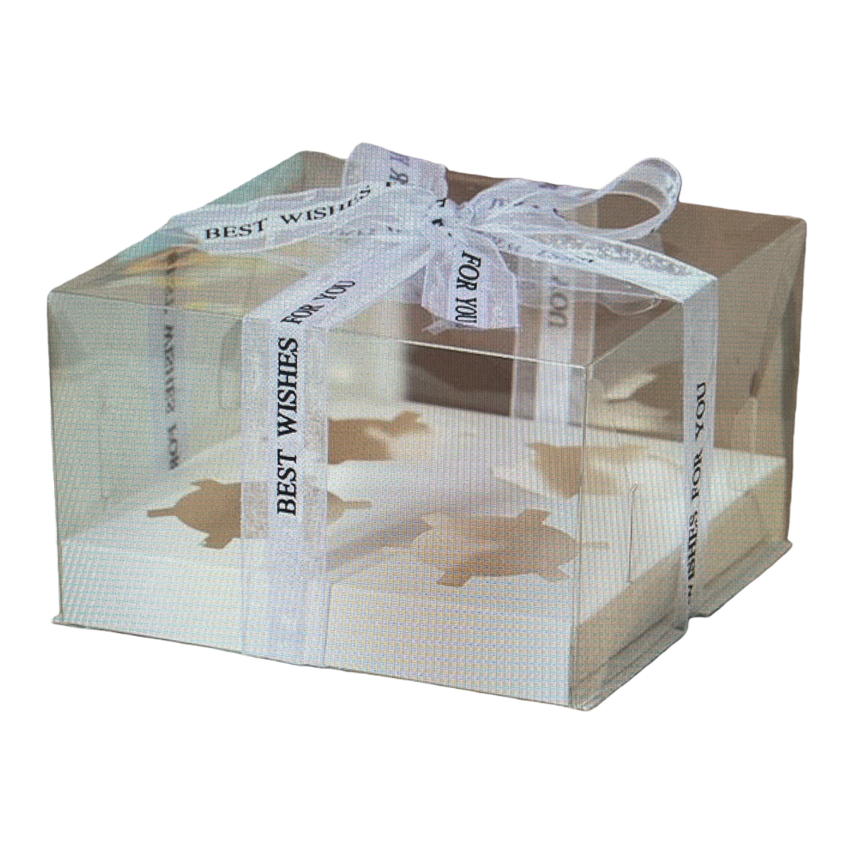 The transparent gift box is simple, elegant and universal, suitable for giving as a gift during festivals Item Picture