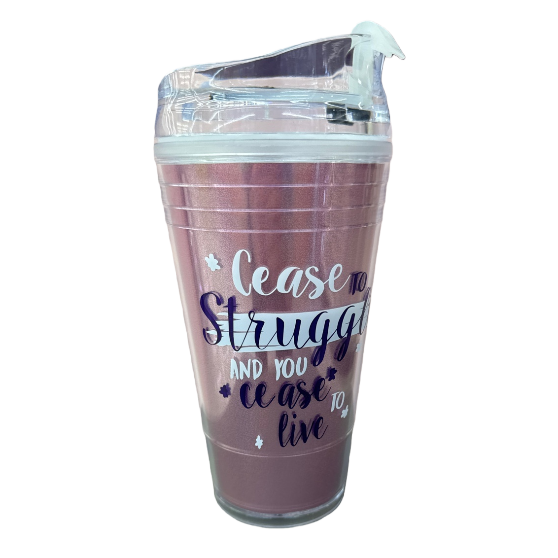 Pink gradient insulated cup, 304 stainless steel vacuum insulated portable water cup Item Picture