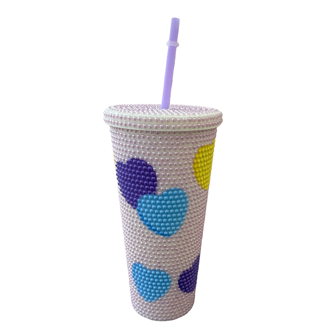 Decorative bead cup creative DIY glass bead decorated water cup Item Picture