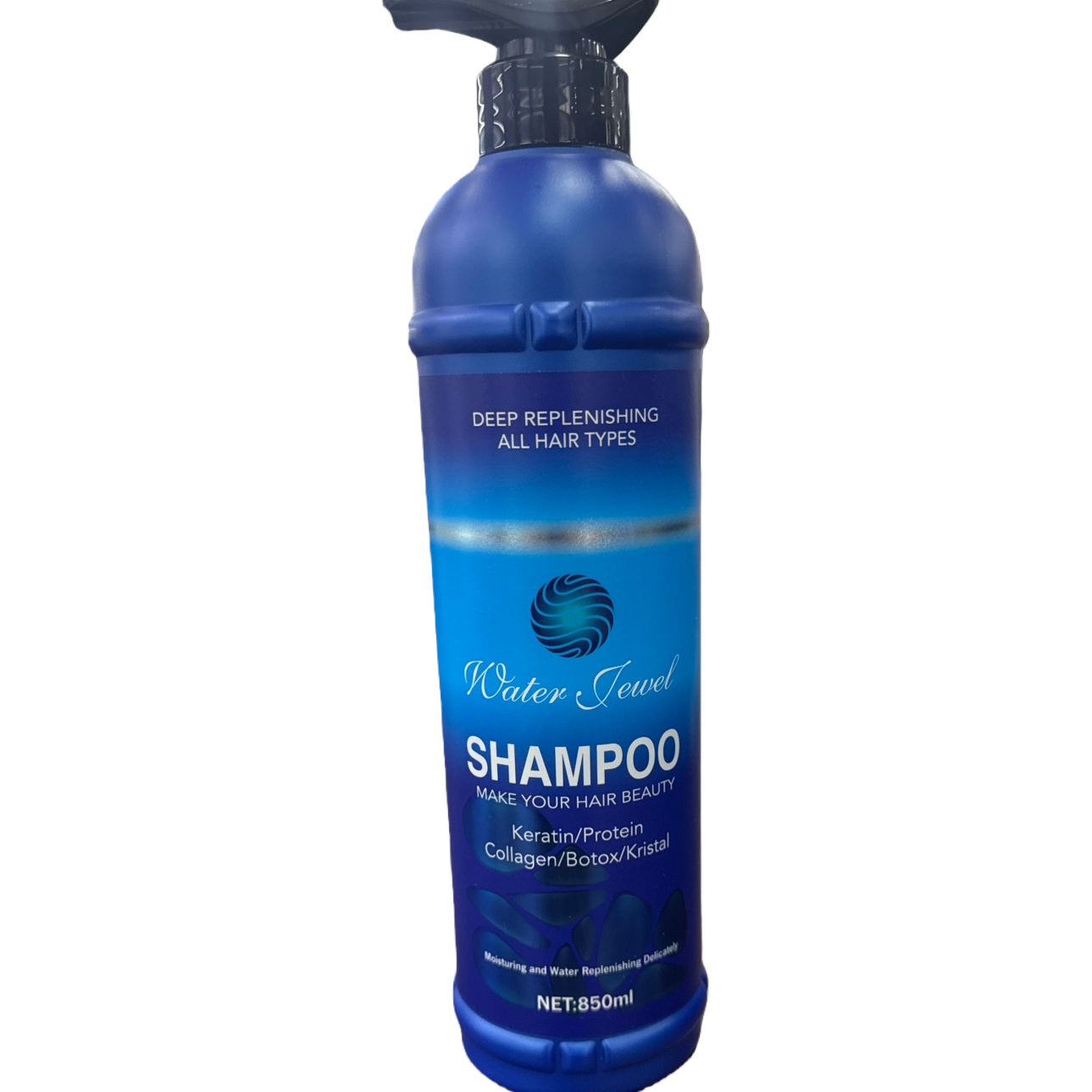 Water Jewel blue bottle shampoo is refreshing, oil-controlling, fluffy and smooth Item Picture