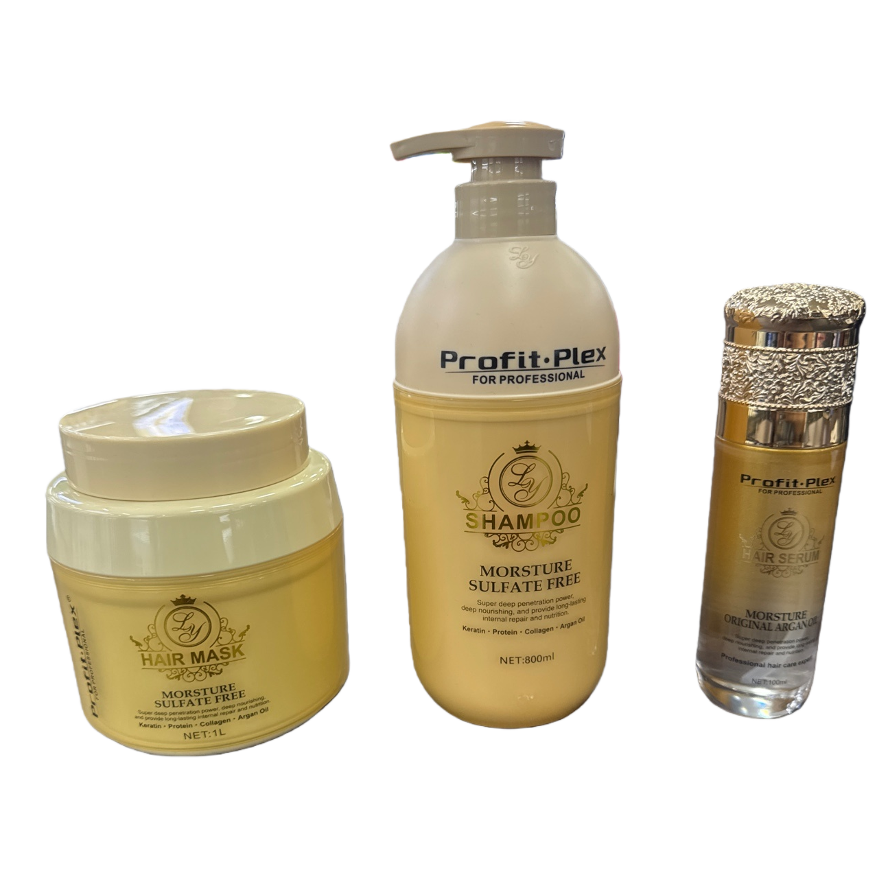 Beauty care shampoo, conditioner, hair mask and hair oil set Item Picture