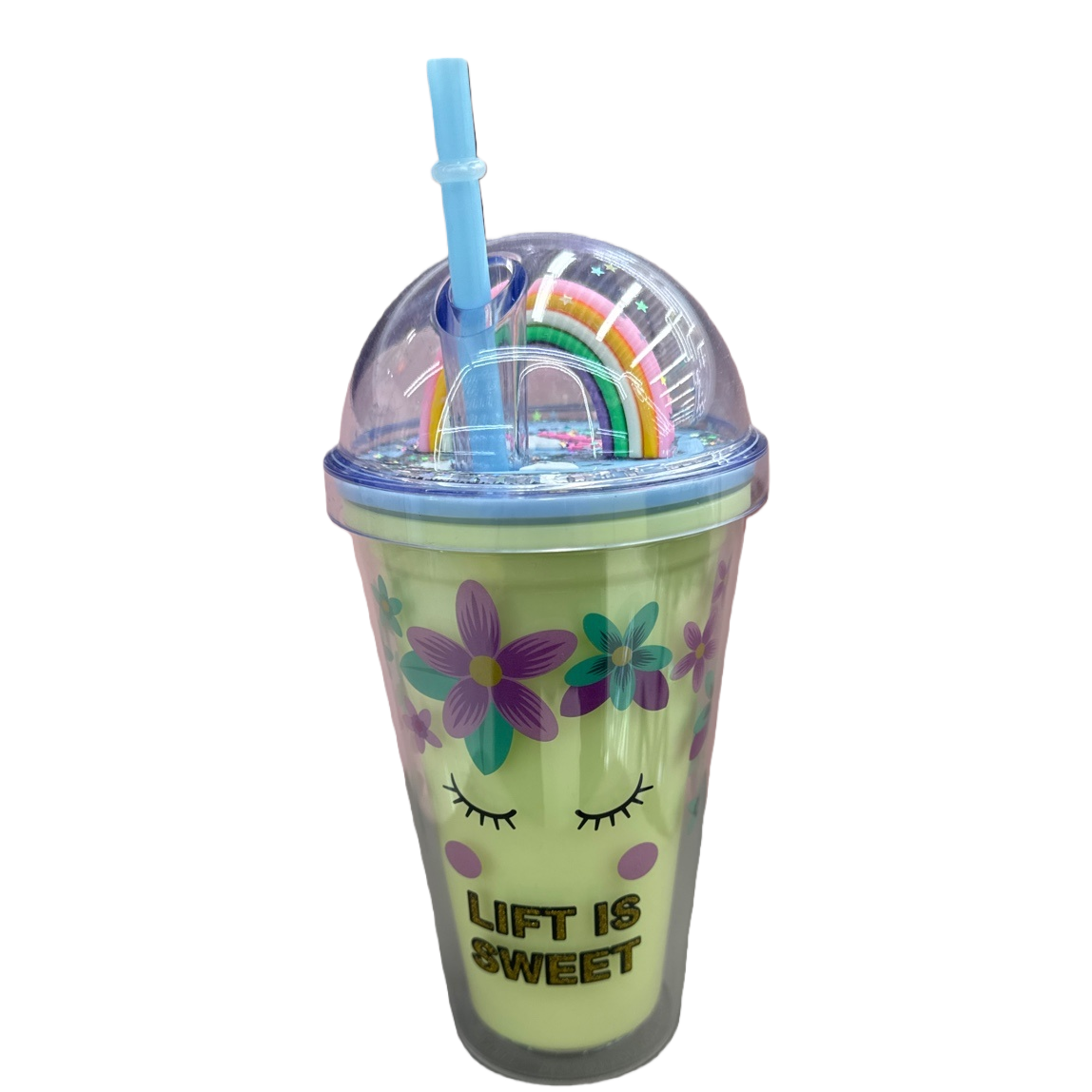 Cute style straw cup, children's portable waterproof cup, baby learning to drink cup Item Picture