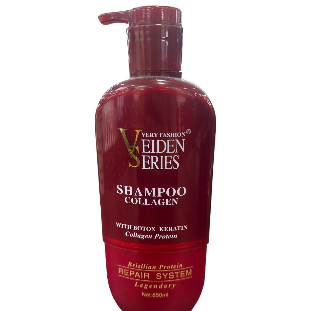 VEIDEN SERIES SHAMPOO COLLAGEN Red Shampoo bottle Item Picture