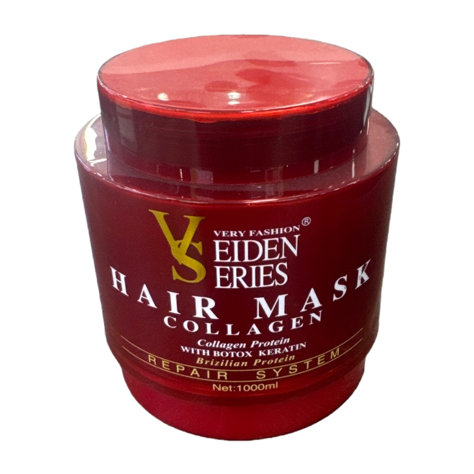 Red hair mask special can, 500ml capacity, moisturizing repair, post-dyeing care empty bottle Item Picture