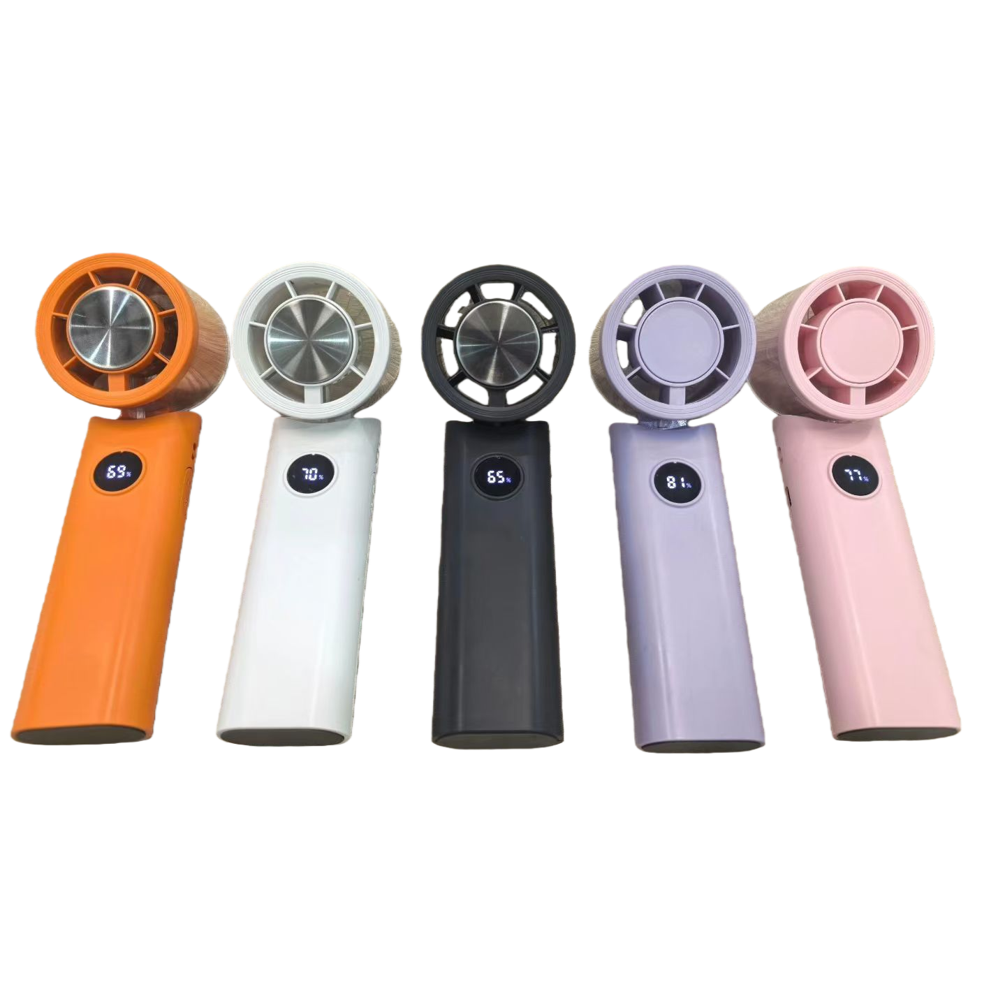 The portable handheld fan is small, light, USB charging, strong wind force, quiet and long-lasting Item Picture