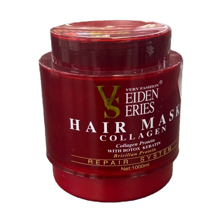 The red hair mask can hair care product nourishes, repairs, makes the hair smooth and shiny Item Picture