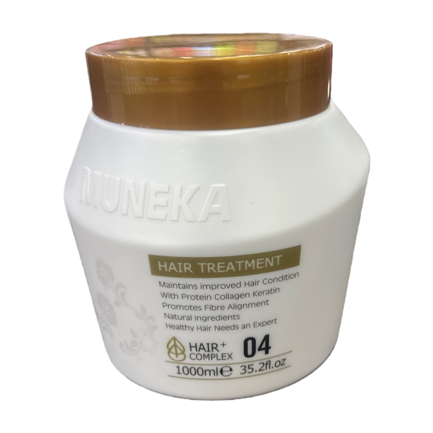 Hair care products with a white bottle and a golden cap Item Picture