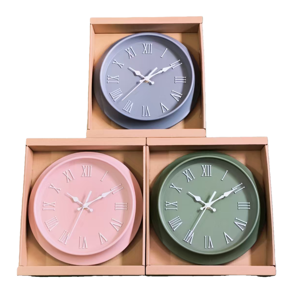 Decorative clock, simple and modern wall-mounted silent clock for living room and bedroom Item Picture