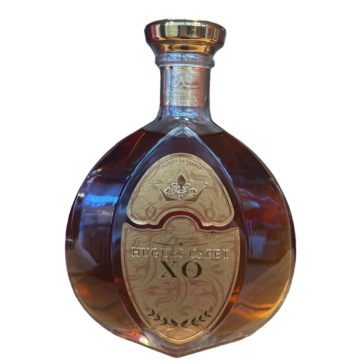 HUGUES CAPET XO brandy bottle 700ml French Cognac aged Item Picture