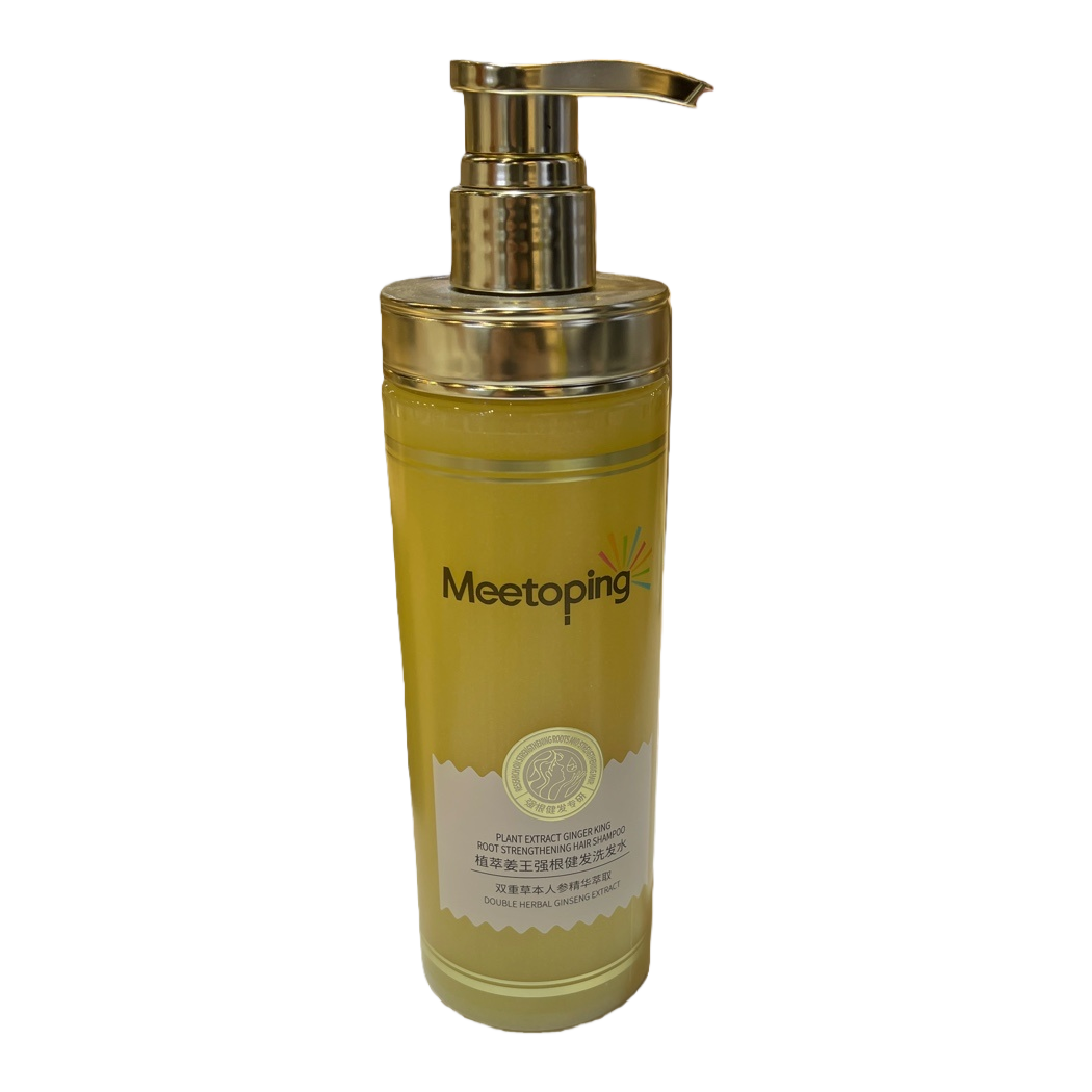 Plant Extract Ginger King Strong Root and Hair Nourishing Shampoo gently removes dandruff, strengthens and nourishes hair, is refreshing and non-greasy Item Picture