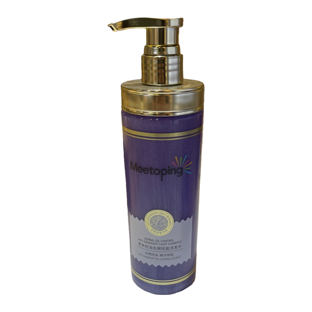 The purple bottle of plant-based softening shampoo is refreshing, oil-controlling, voluminous and nourishing Item Picture