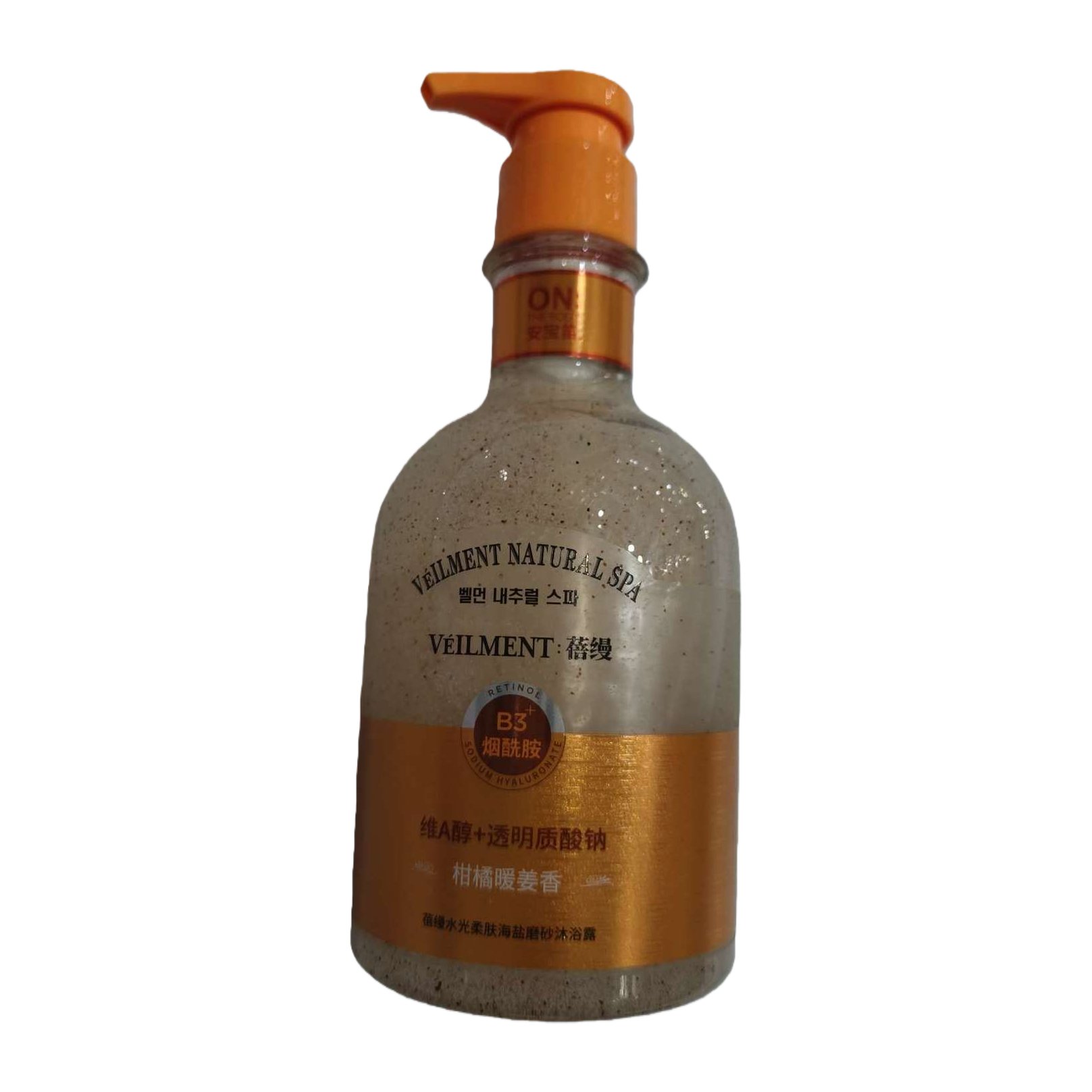 瓶装沐浴露 清爽滋润香氛沐浴露 500ml 持久留香温和洁净白底实物图