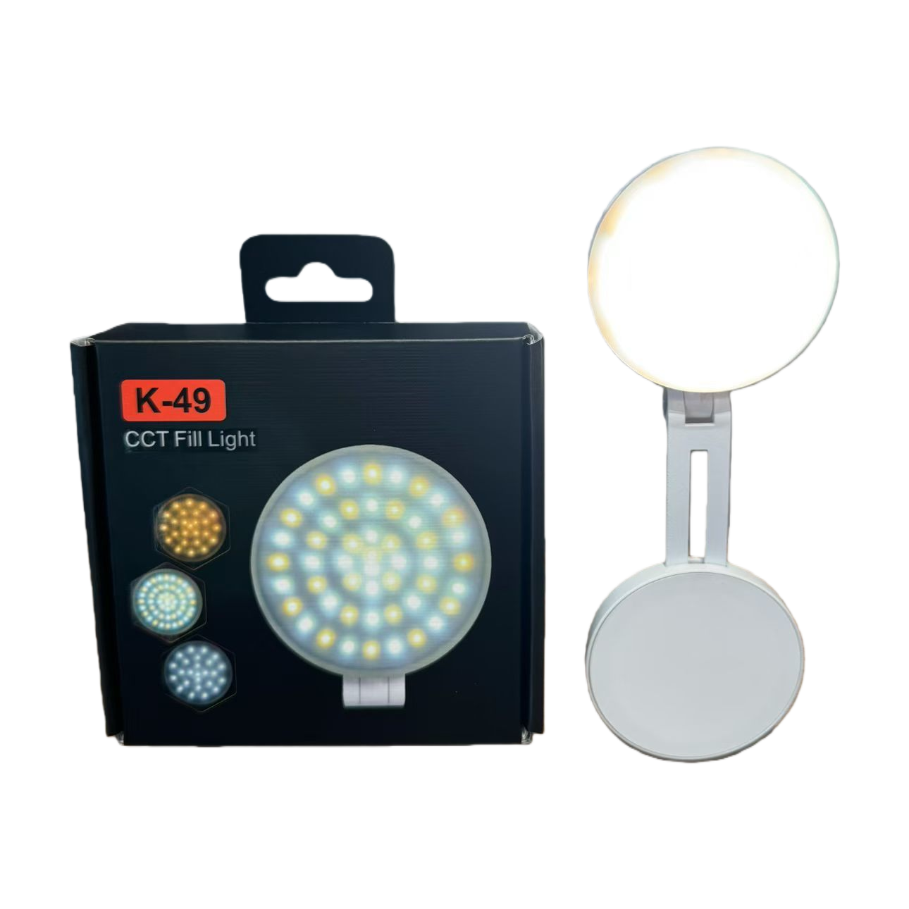 K-49 LED fill light CCT adjustable color temperature fill light Item Picture