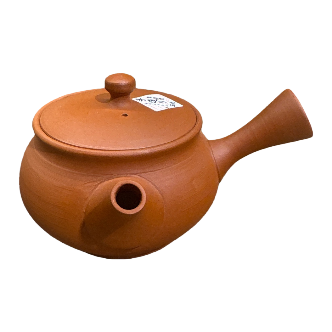陶制茶壶白底实物图