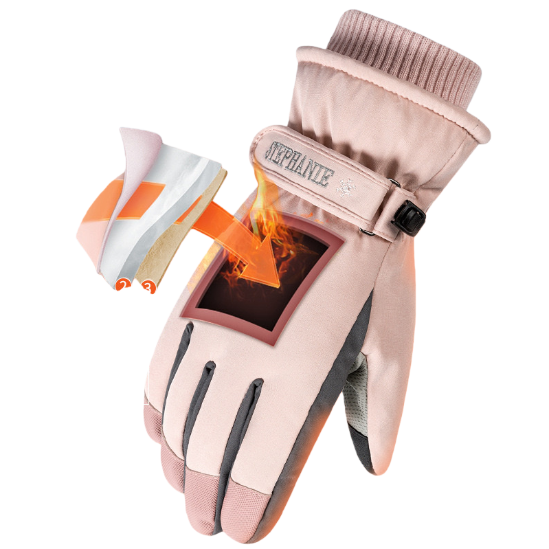 Warm, windproof touch screen waterproof gloves for both men and women, suitable for winter cycling, skiing and outdoor sports Item Picture