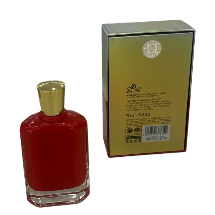 Red perfume bottle, perfume bottle, glass spray bottle, universal refill bottle, home fragrance accessories Item Picture