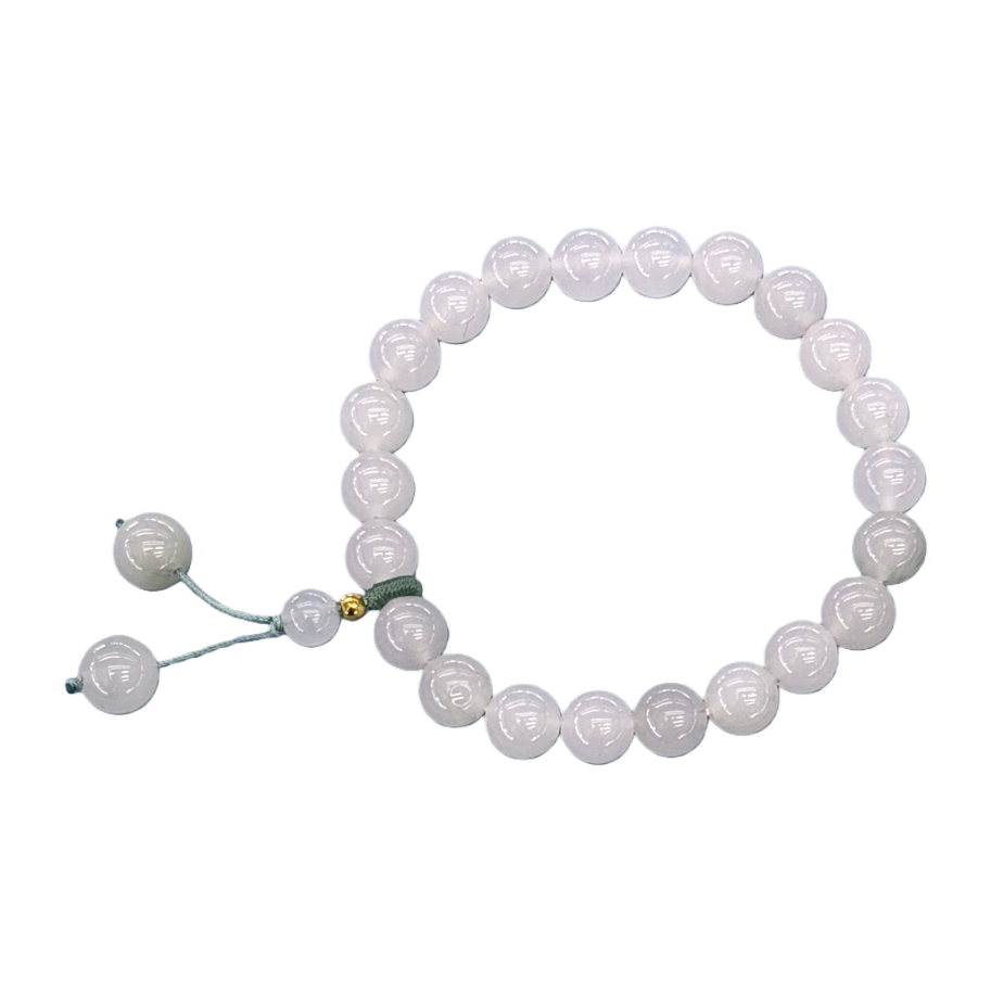 The white bead bracelet is a simple, versatile and fashionable accessory for women Item Picture