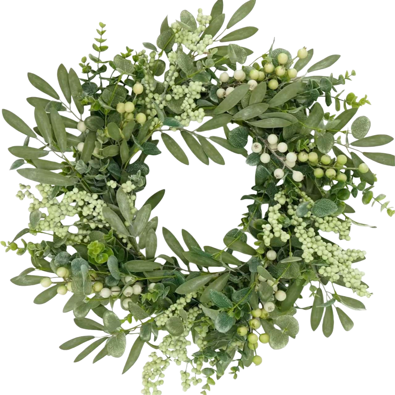 Plantas verdes guirnaldas decorativas tejidas a mano arreglos de boda para el hogar Item Picture