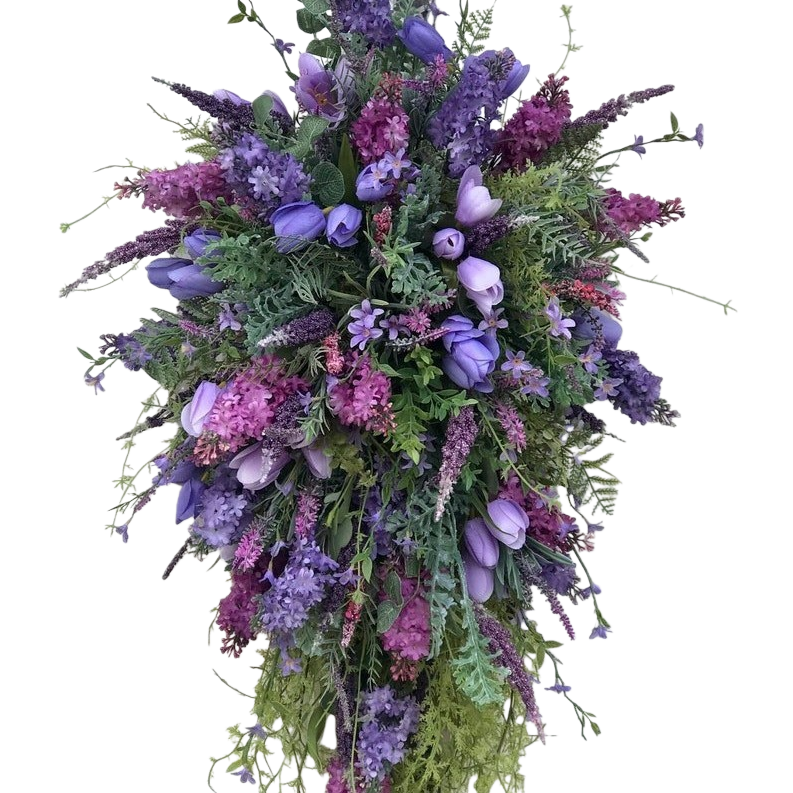 Flores púrpuras bouquet entrega de flores regalo de cumpleaños día de san valentín flores a mano arreglo de boda Item Picture