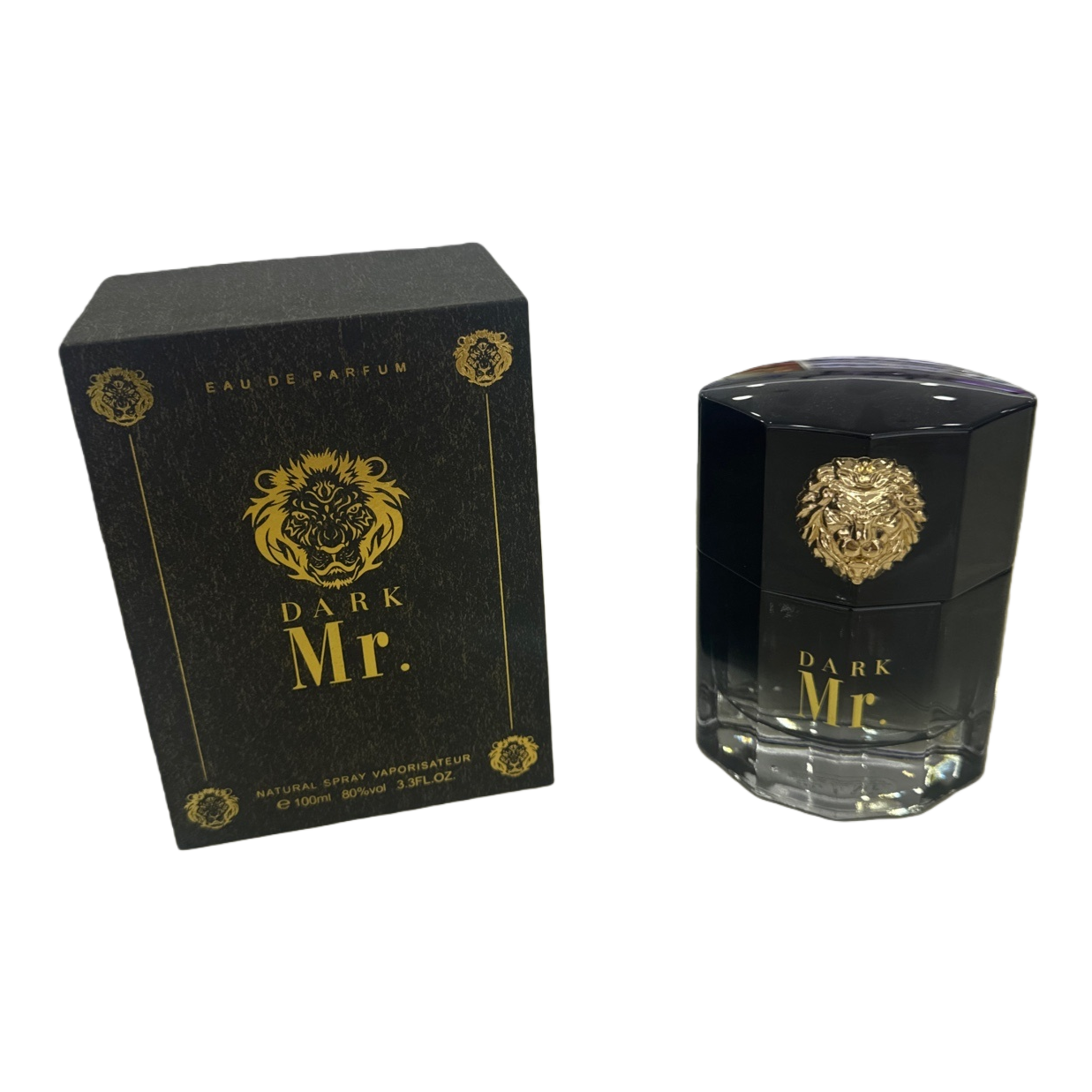 Dark Mr. Perfume bottle and packaging box: Perfume empty bottle gift box, suitable for mainstream perfumes refill Item Picture