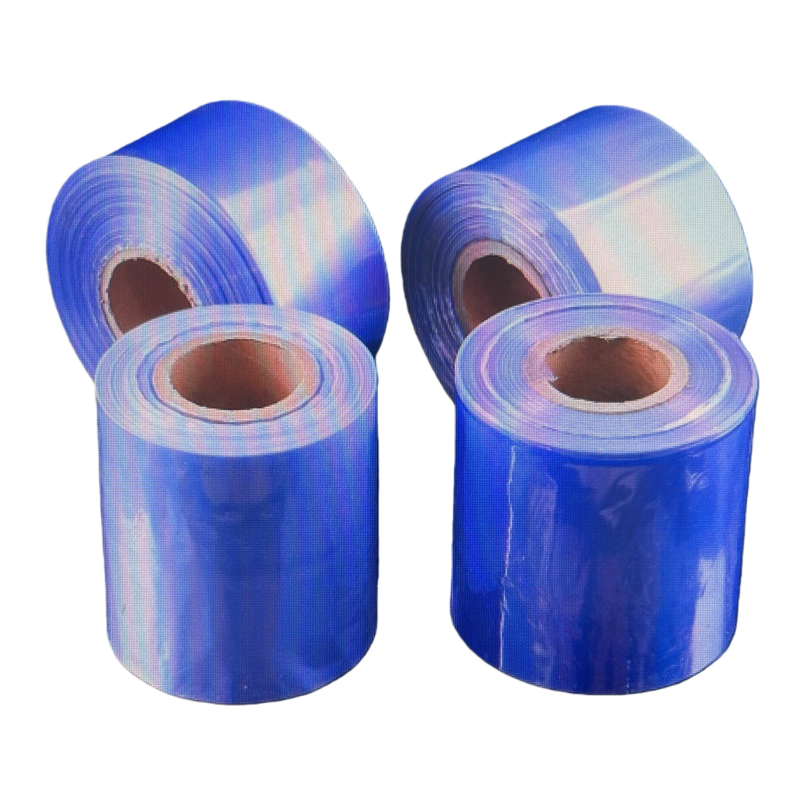 Blue PVC film roll is an industrial waterproof and moisture-proof transparent soft roll material Item Picture