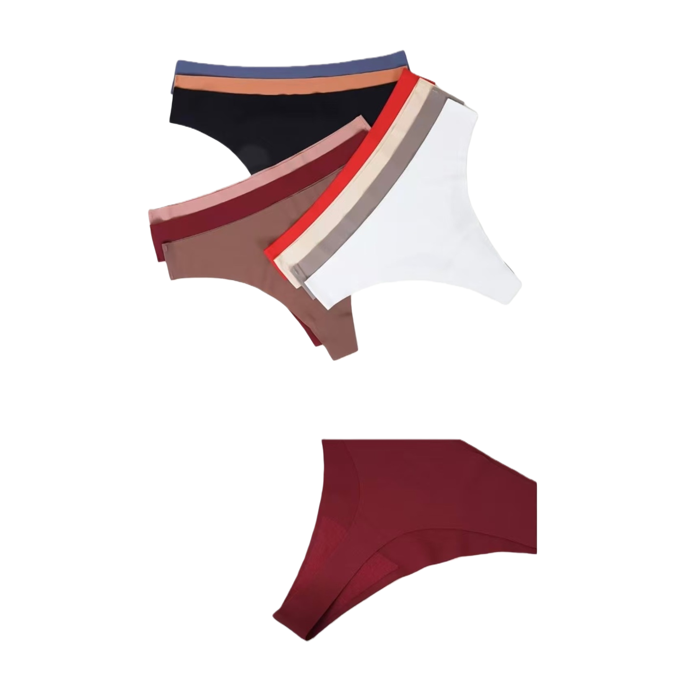 Pure cotton women's underwear, four-corner pants, 100% cotton, comfortable, breathable and seamless style Item Picture