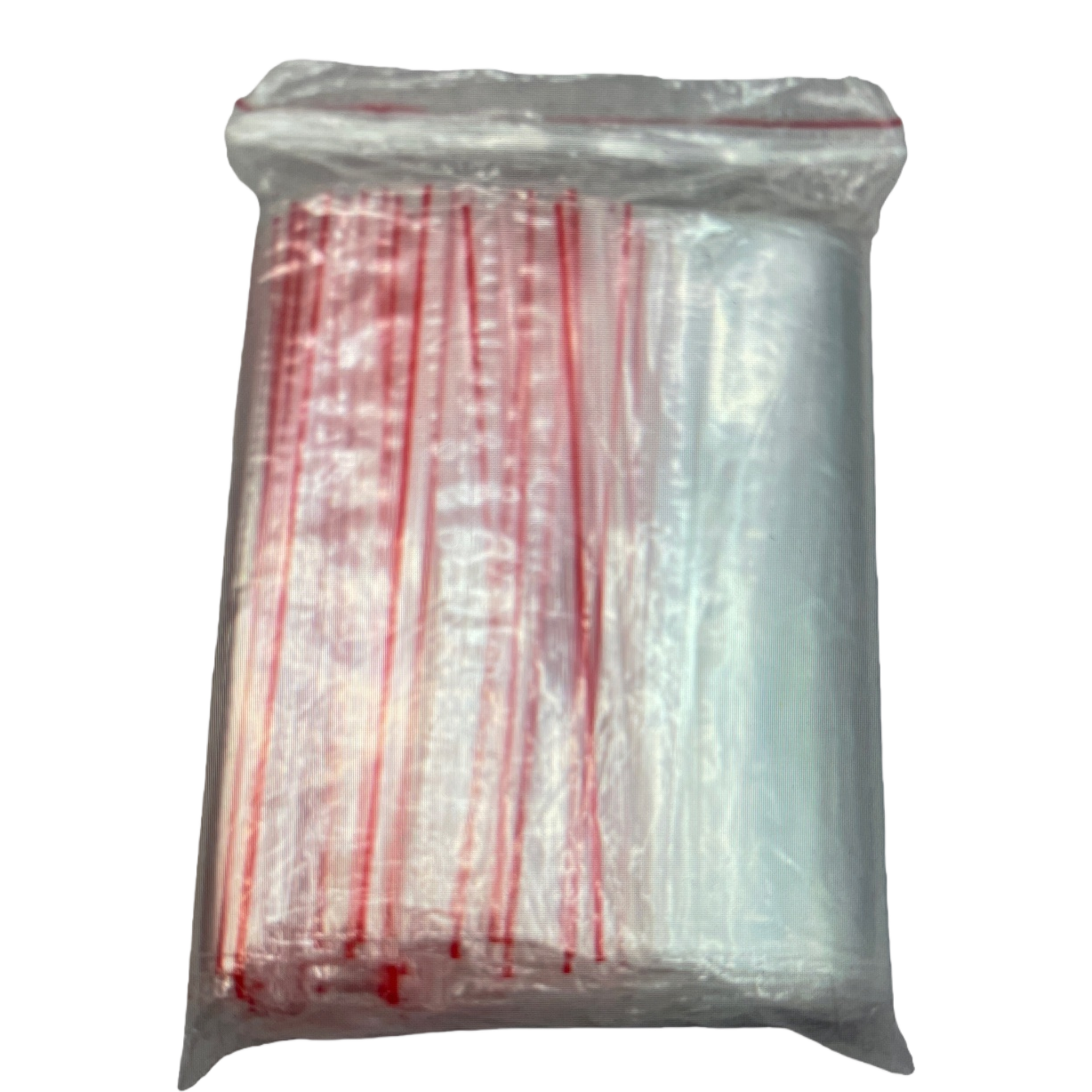 100 pieces of thickened and tear-resistant transparent plastic bags, food-grade sealed bags Item Picture