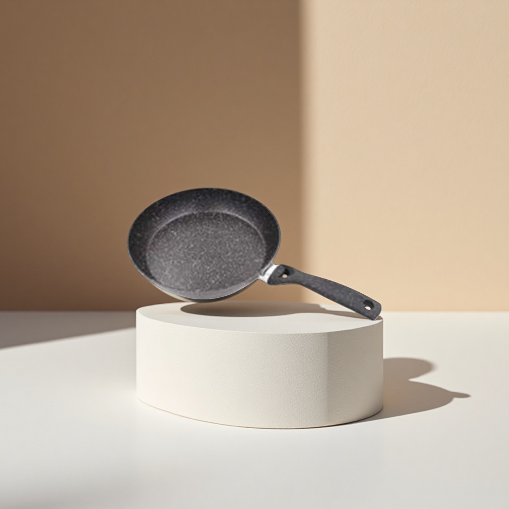Black non-stick frying pan, home cooking pan without coating, healthy cooking pan Application Scenario