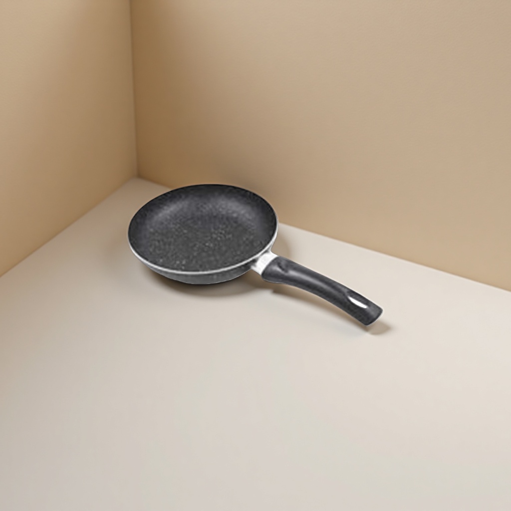 Black non-stick frying pan, home cooking pan, uncoated healthy grilling pan Application Scenario